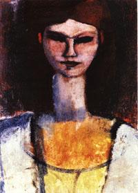 Amedeo Modigliani Bust of a Young Woman oil painting image